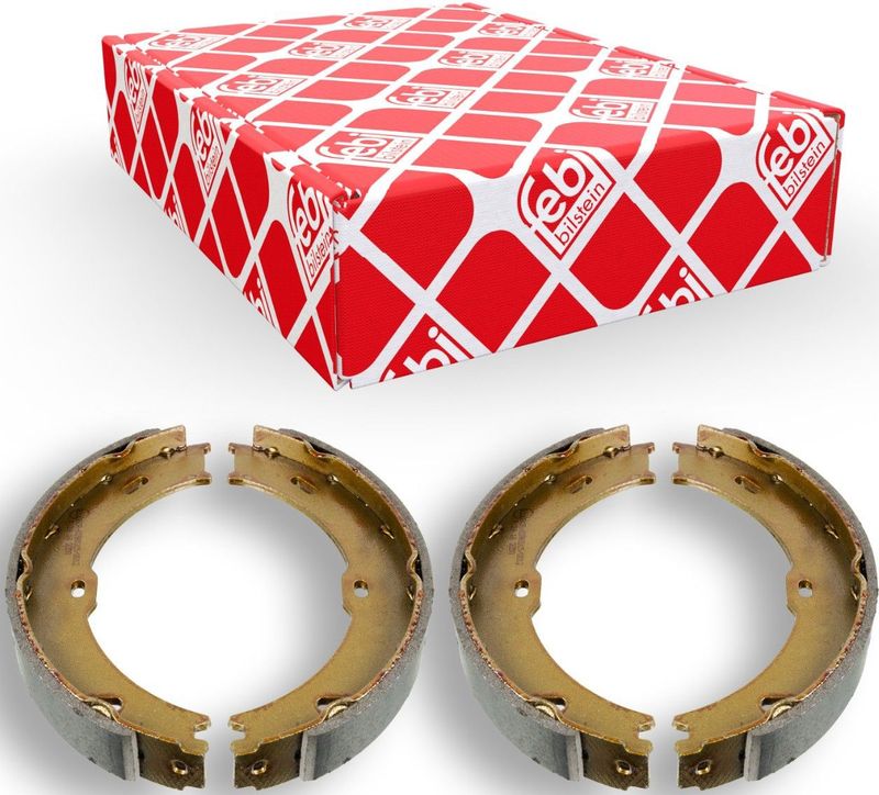 FEBI BILSTEIN Handrem MERCEDES-BENZ 32951 A9064200320,A9064200320S1,9064200320 Remschoenset, parkeerrem 9064200320S1