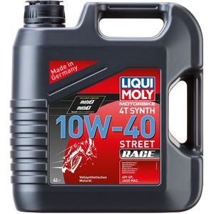 Liqui Moly - Motorbike 4T Synth 10W-40 - Motorolie - 4 Liter - Street Race