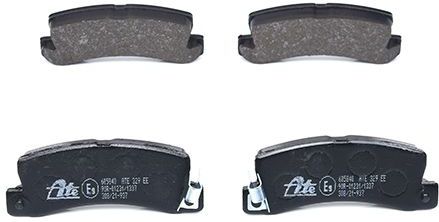 ATE - Remblokkenset - Set Assen - Vooras en Achteras - Met Akoestische Slijtagewaarschuwing