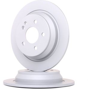 Mercedes-Benz - Remschijf - Achter - Gecoat - Buitendiameter 296 mm - Massief