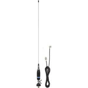 PNI - S9 - Antenne CB - Zwart - 120 cm - RG58 Kabel 4m