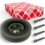 FEBI BILSTEIN Krukaspoelie VW,AUDI,FORD 33566 028105243T,028105243TS2,1069593 Riemschijf Krukas,Riemschijf, krukas 1069593S1