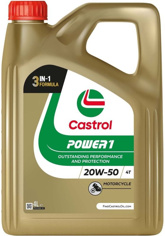 Castrol - Power1 4T - Motorolie - 20W50 - 4L