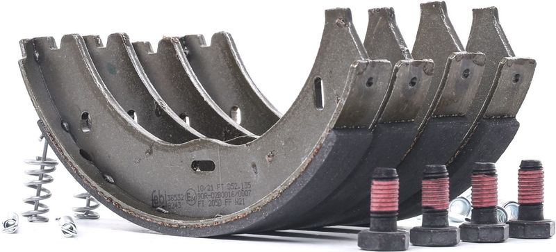 FEBI BILSTEIN Handrem MERCEDES-BENZ 38532 4474200001,6394200220,A4474200001 Remschoenset, parkeerrem A6394200220