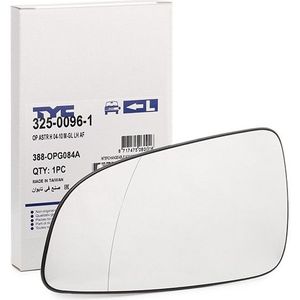 TYC Spiegelglas OPEL 325-0096-1 13141989,6428200 Dodehoekspiegel,Spiegelglas, buitenspiegel