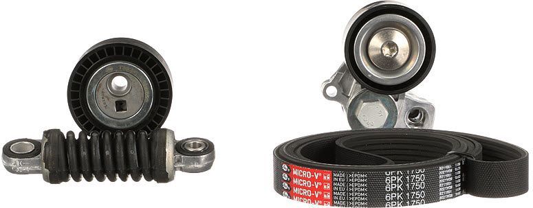 GATES Poly-V-riem set PEUGEOT,CITROËN K016PK1750 6PK1750,T38231,T38235 Multiriemset T38407