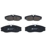 ATE - Remblokkenset - Vooras - Set assen - Remsysteem Lucas / TRW