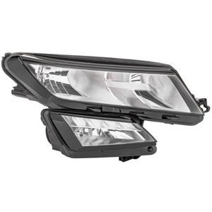 Skoda - Hella 1ef 012 669-101 - Koplamp - Rechts - Halogeen - Met Dimlicht en Daglicht