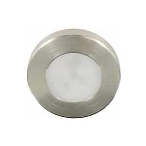 Pluto LED mini opbouwspot 3Watt rond NIKKEL dimbaar