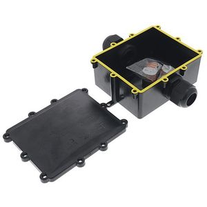 Lasdoos XL 2-voudig IP68 waterdicht kabelverbinder zwart 15-19mm kabel