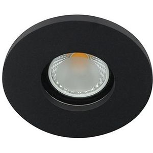 LED spot MR16 COB 5Watt rond ZWART IP65 dimbaar (12 Volt)