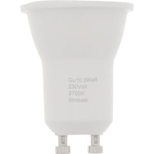 LED lamp mini GU10 (Mini) 3Watt dimbaar