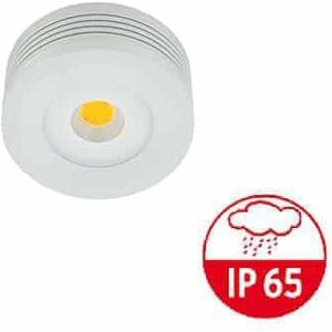 LED mini opbouwspot ALU IP65 5Watt rond dimbaar