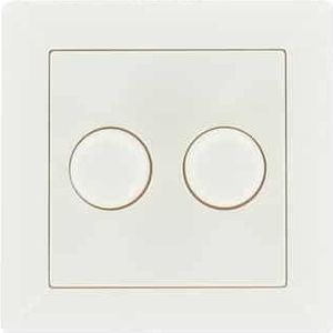 Enkelvoudig afdekraam duo dimmer model Jung wit