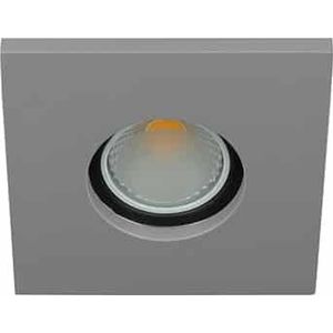 LED spot MR16 COB 5Watt vierkant GRIJS IP65 dimbaar (12 Volt)