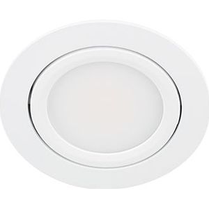 Bella Ondiepe LED spot kantelbaar 5Watt rond WIT dimbaar