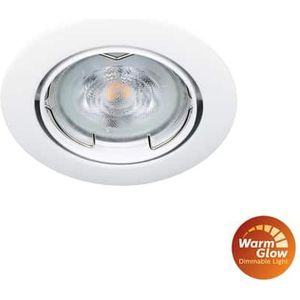 Philips LED spot WIT kantelbaar GU10 2.8-35Watt rond dimbaar dimtone