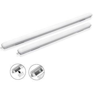 LED armatuur IP65 waterdicht TRI proof 36Watt 1200mm helder daglicht - 155lm/W