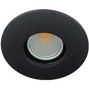 LED spot Calisto MR16 COB 5Watt rond ZWART IP65 dimbaar (12Volt)
