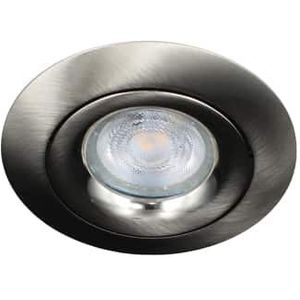 Philips LED spot GU10 3.7Watt rond NIKKEL dimbaar