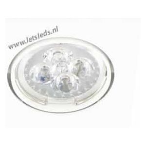 LED spot WIT kantelbaar GU10 4Watt vierkant