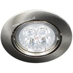 LED spot kantelbaar MR16 4Watt rond dimbaar (12Volt)