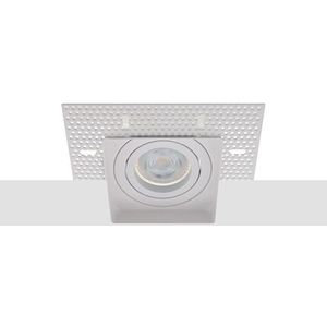 Philips LED trimless spot kantelbaar GU10 4-50Watt vierkant WIT dimbaar