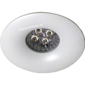 LED spot MR16 4Watt rond WIT dimbaar (12 Volt)