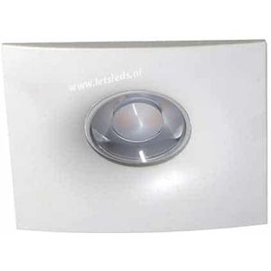 Smart LED RGBW spot GU10 6Watt WIT vierkant dimbaar