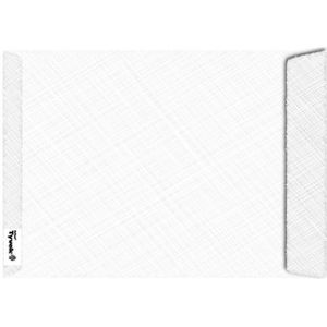 Envelop Tyvek akte B4 254x350mm 54gr wit doos à 100 stuks