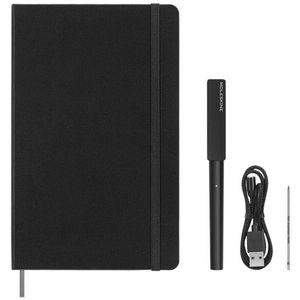 Smart Writing Set Pen Moleskine + Smart notitieboek large 130x210mm lijn zwart