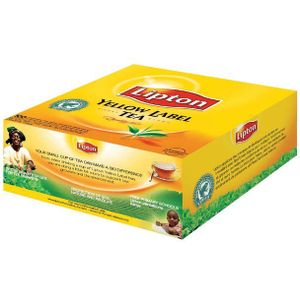 Thee Lipton yellow label met envelop 100x1.5gr