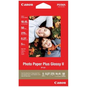 Inkjetpapier Canon PP-201 10x15cm 260gr glans 50vel