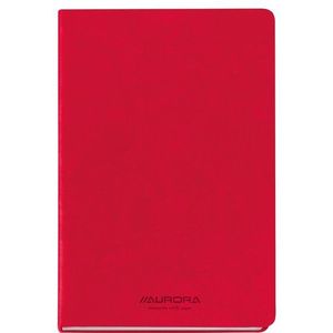 Notitieboek Aurora Capri A5 192blz lijn 80gr rood