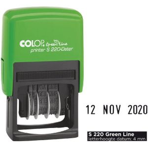 Datumstempel Colop S220 green line 4mm