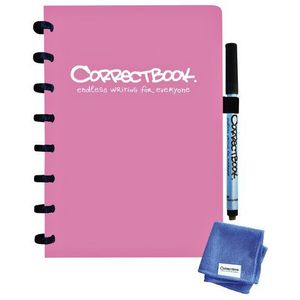 Notitieboek Correctbook A5 lijn 40blz blossom pink