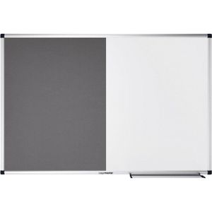 Combibord Legamaster UNITE grijs vilt-whiteboard 60x90cm