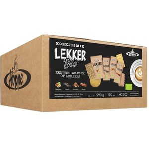 Koekjes Hoppe Lekker Bio koekjesmix 150 stuks