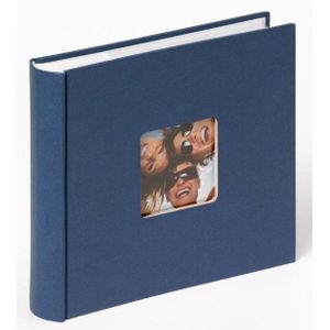 Fotoalbum walther design Fun 24cmx22cm voor 200 foto's blauw