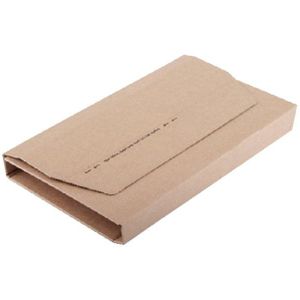 Wikkelverpakking CleverPack A4 zelfklevend bruin pak à 25 stuks