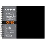 Tekenboek Canson Art Book One 27.9x21.6cm 100gr 80vel spiraal