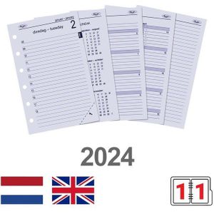 Agendavulling 2025 Kalpa Pocket 1dag/1pagina