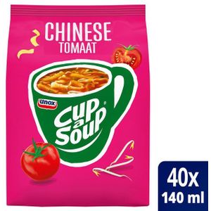 Cup-a-Soup Unox machinezak Chinese tomaat 140ml