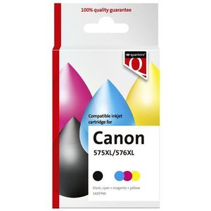 Inktcartridge Quantore alternatief tbv Canon Pg-575XL Cl-576XL zwart + kleur