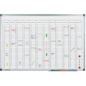 Planbord Legamaster premium jaarplanner verticaal 60x90cm
