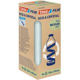 Plakband Tesa eco&crystal 59044 19mmx33m transparant 8 rollen