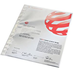 Showtas Leitz Premium standaard copy safe 0.09mm 4-gaats PVC A4 glashelder