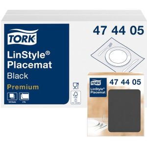 Placemats Tork LinStyle® 39x30cm 100st zwart 474405