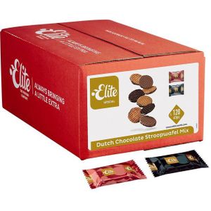 Koekjes Elite Special Dutch chocolate stroopwafelmix 120 stuks