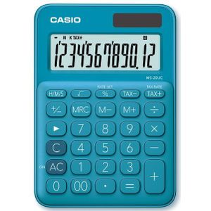 Rekenmachine Casio MS-20UC blauw